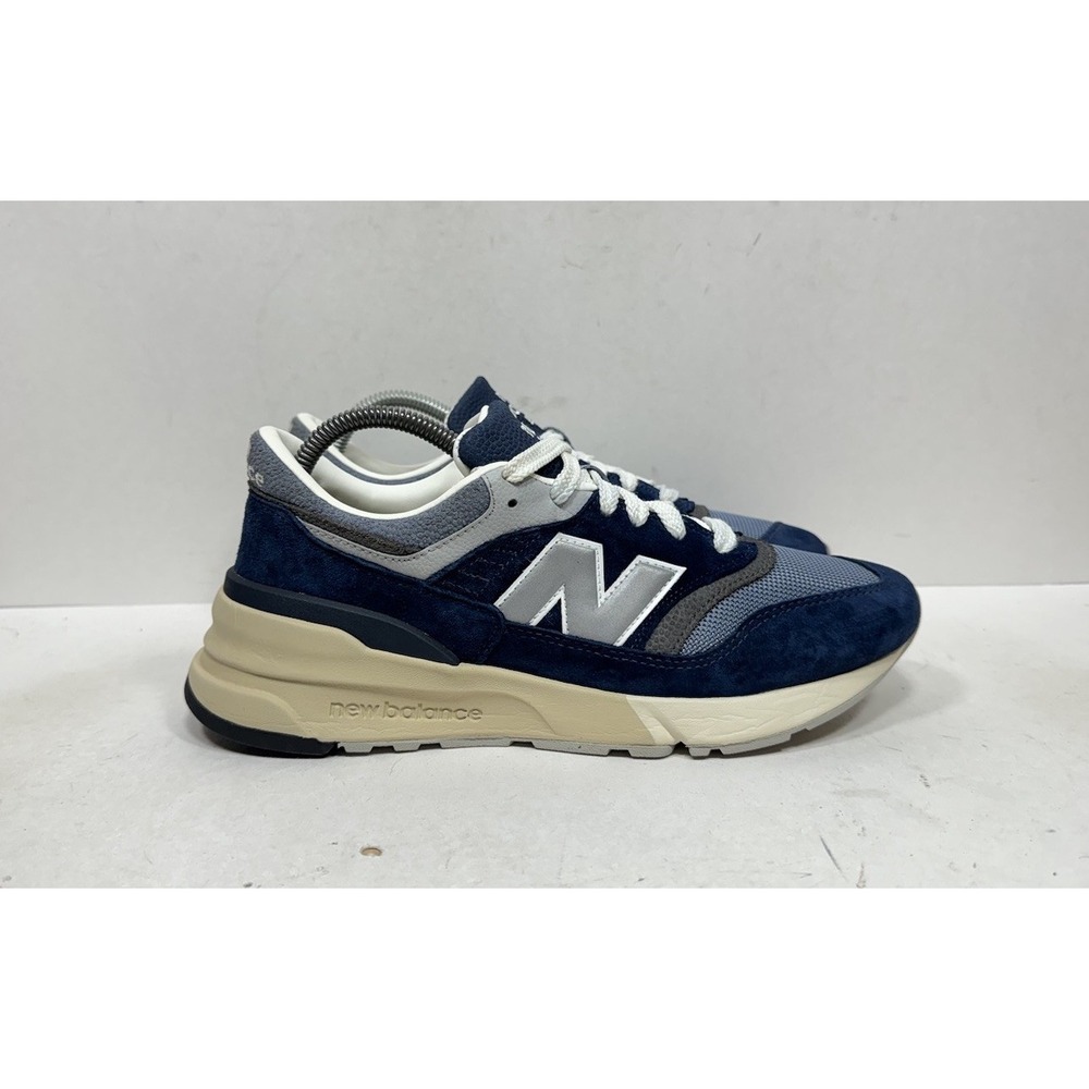 New Balance x J Crew 997R Men's Size 8 sneakers Navy Arctic Suede U997RHB